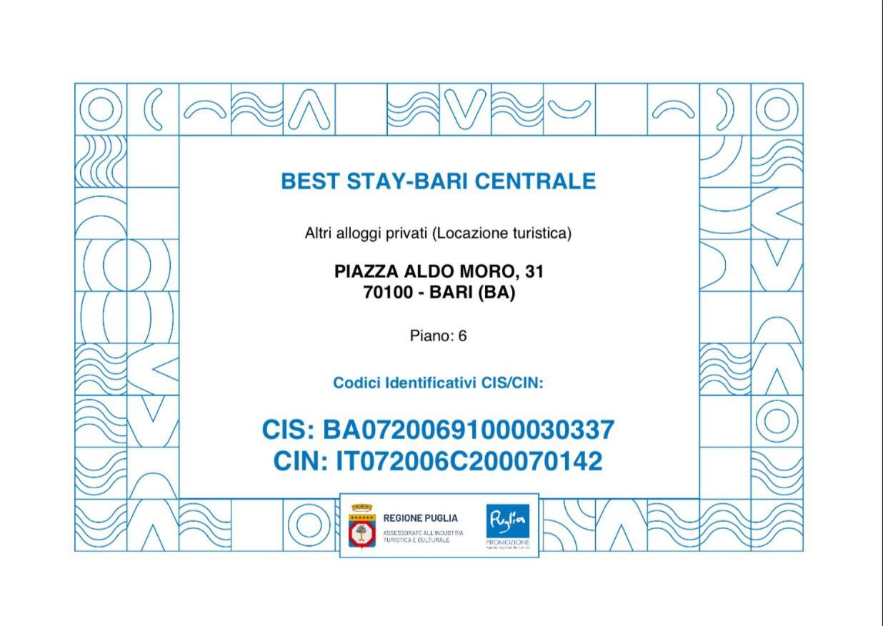 Best Stay - Bari Centrale Exterior foto